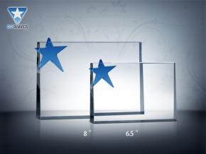 Crystal Star Service Plaques