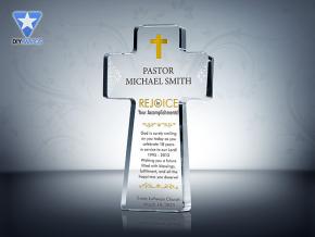 Pastor Appreciation Cross Plaques