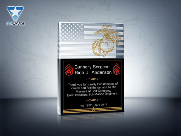 Marine Corps Service Plaque