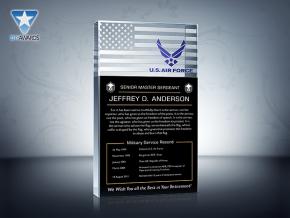 Air Force Retirement Plaque